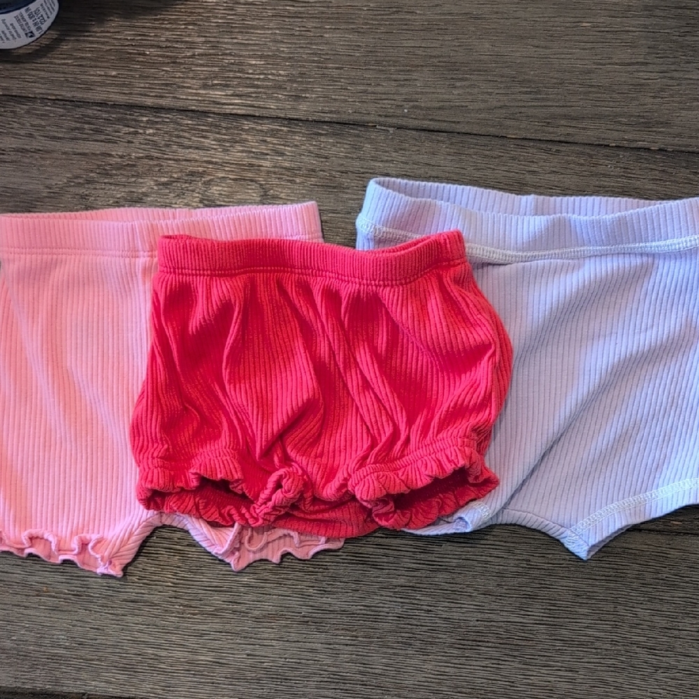 Old Navy Colorful Kids Ribbed Shorts Set